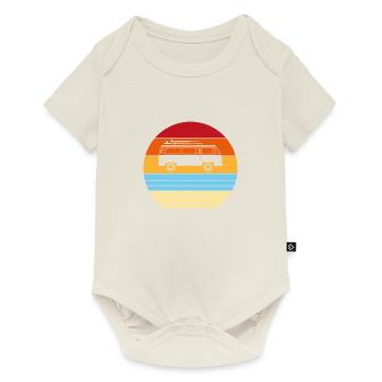 Gift Retro Vintage Old Car - Baby Premium short-sleeve bodysuit - off white - Front
