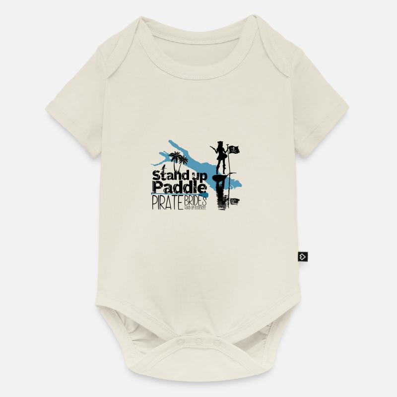 SUP Pirate Brides Bodensee - Body à manches courtes Premium Bébé - blanc cassé