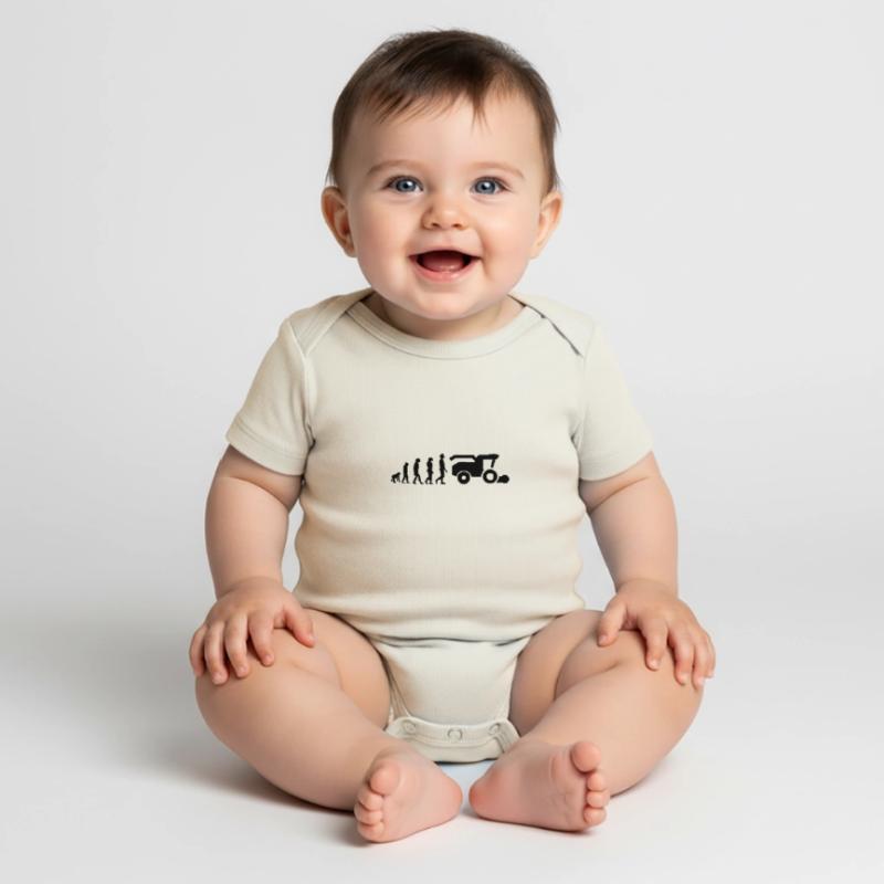Moissonneuse évolution Body à manches courtes Premium Bébé