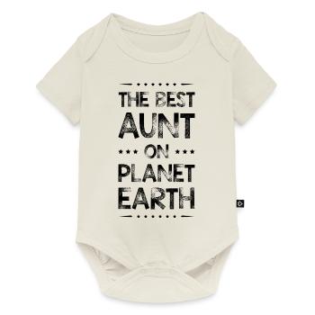 Best Aunt Saying - Baby Premium short-sleeve bodysuit - off white - Front