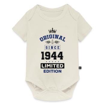 1944 limited edition Geburtstag - Baby Premium Kurzarmbody - Naturweiß - Vorne