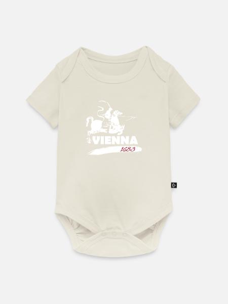 Schlacht bei Wien 1683 - Baby Premium Kurzarmbody - Naturweiß
