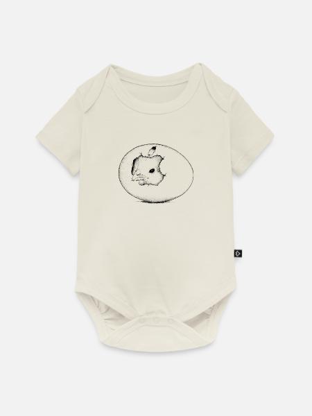 Kücken - Baby Premium Kurzarmbody - Naturweiß
