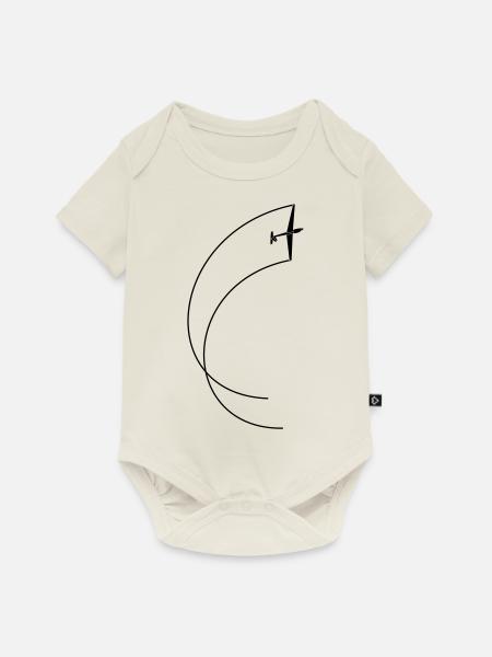 Swift S-1 aerobatic Kunstflug - Baby Premium Kurzarmbody - Naturweiß