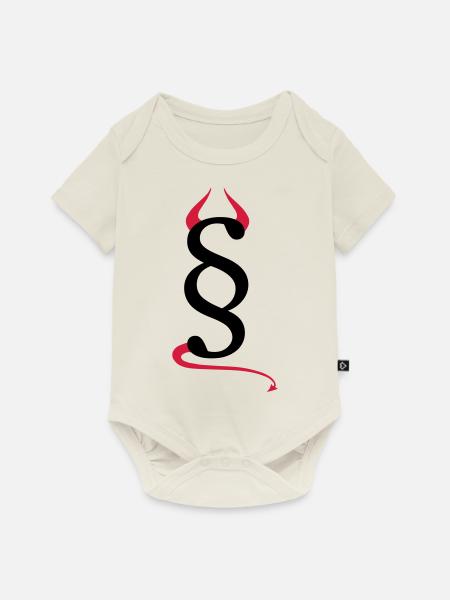 Devils Paragraph - Baby Premium Kurzarmbody - Naturweiß