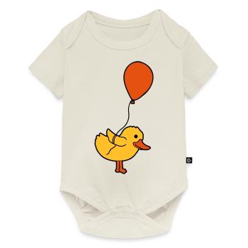 Balloon Little Chick Comic - Baby Premium short-sleeve bodysuit - off white - Front