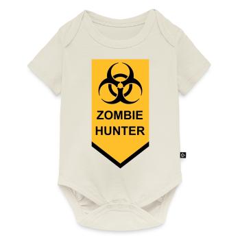 zombie hunter Halloween Quote - Baby Premium short-sleeve bodysuit - off white - Front