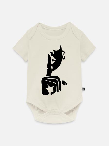 Stille - Baby Premium Kurzarmbody - Naturweiß