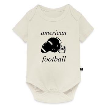 football américain - Body à manches courtes Premium Bébé - blanc cassé - Devant