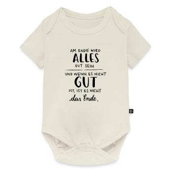 Everything will be fine - Baby Premium short-sleeve bodysuit - off white - Front