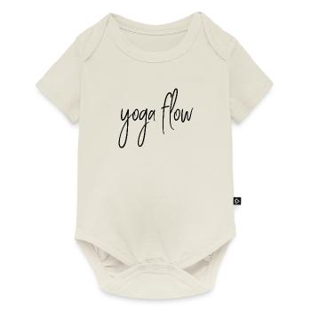 Yoga Flow - Baby Premium Kurzarmbody - Naturweiß - Vorne
