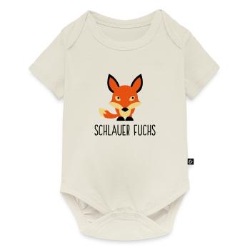 Ich bin ein schlauer Fuchs - Baby Premium Kurzarmbody - Naturweiß - Vorne