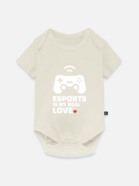 Esports & Gaming - Baby Premium Kurzarmbody - Naturweiß