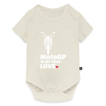 Ich Liebe Motogp - Baby Premium Kurzarmbody - Naturweiß - Vorne