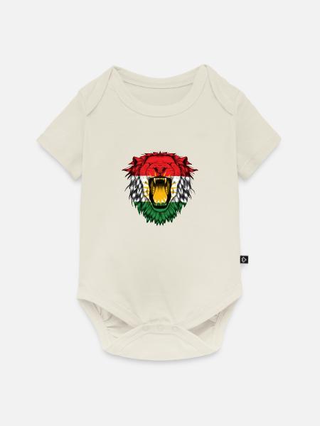 Kurdistan - Baby Premium Kurzarmbody - Naturweiß
