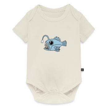 Frogfish Lanternfish Deep-sea fish Luminous fish - Baby Premium short-sleeve bodysuit - off white - Front