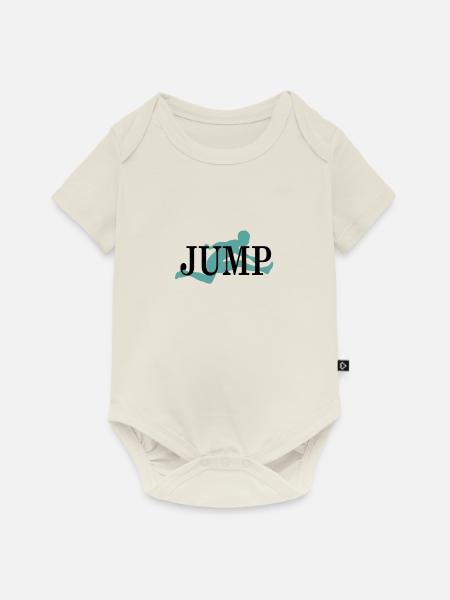 jump - Baby Premium Kurzarmbody - Naturweiß