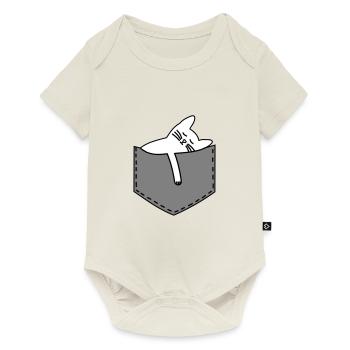 Cat in the bag - Baby Premium Kurzarmbody - Naturweiß - Vorne