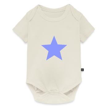 Star lavender blue periwinkle gift idea - Baby Premium short-sleeve bodysuit - off white - Front