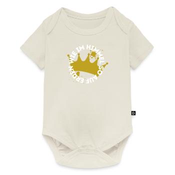 Das Vaterunser - Baby Premium Kurzarmbody - Naturweiß - Vorne