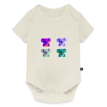 Koala Colorful Gift Idea Koalas Pop Art Pop Art - Baby Premium short-sleeve bodysuit - off white - Front