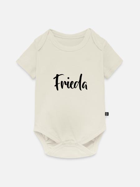 Frieda - Baby Premium Kurzarmbody - Naturweiß