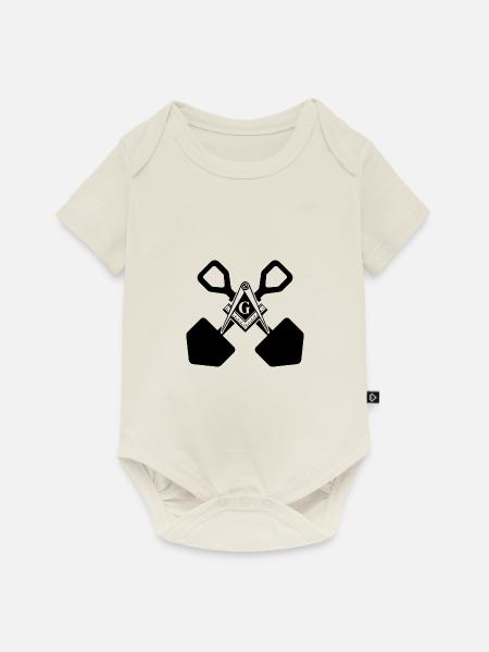 Maurer - Baby Premium Kurzarmbody - Naturweiß