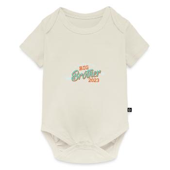 Big Brother 2023 Baby Pregnancy Guys - Baby Premium short-sleeve bodysuit - off white - Front