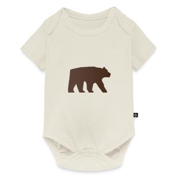 Idée cadeau Grizzly Bear Grizzly Bear - Body à manches courtes Premium Bébé - blanc cassé - Devant