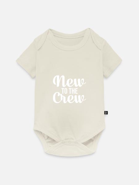 Neu in der Gruppe - Baby Premium Kurzarmbody - Naturweiß