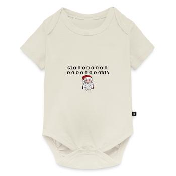 Santa Claus Gloria In Exelci's Deo Gift Idea - Baby Premium short-sleeve bodysuit - off white - Front
