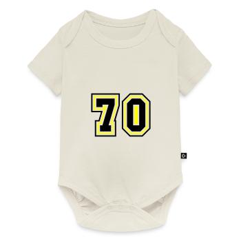 70 number symbol - Baby Premium short-sleeve bodysuit - off white - Front