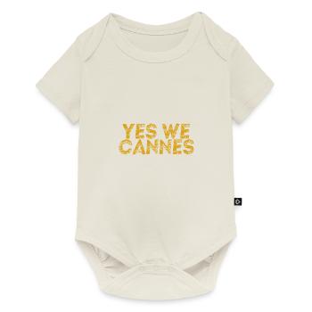 Yes We Cannes Gift Idea France French - Baby Premium short-sleeve bodysuit - off white - Front