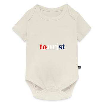 Idée de cadeau touristique croate Croatie - Body à manches courtes Premium Bébé - blanc cassé - Devant
