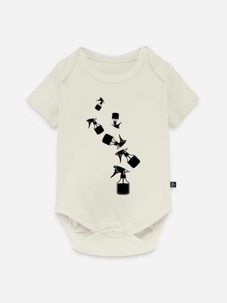 Barber Frisör icon - Baby Premium Kurzarmbody - Naturweiß