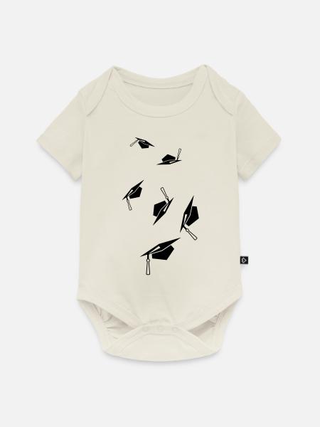 Student symbol - Baby Premium Kurzarmbody - Naturweiß