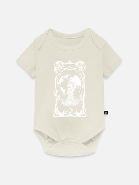 Welt-Tarot-Karte - Baby Premium Kurzarmbody - Naturweiß