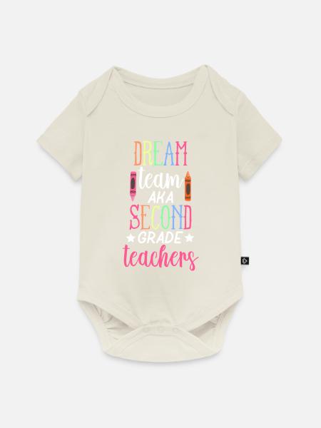 2nd Grade Teachers - Baby Premium Kurzarmbody - Naturweiß