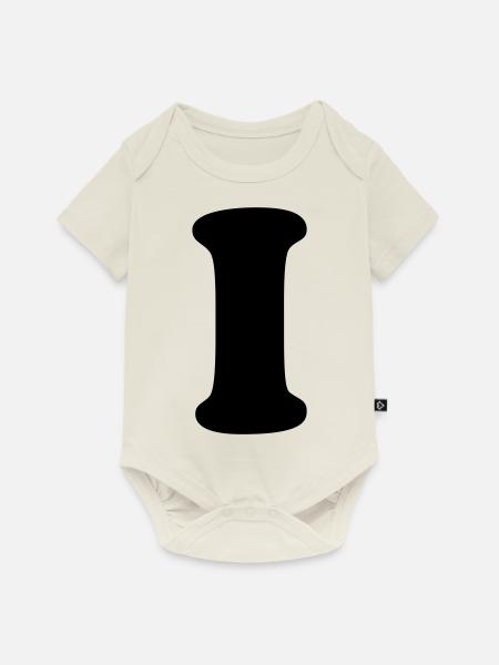 I - Baby Premium Kurzarmbody - Naturweiß