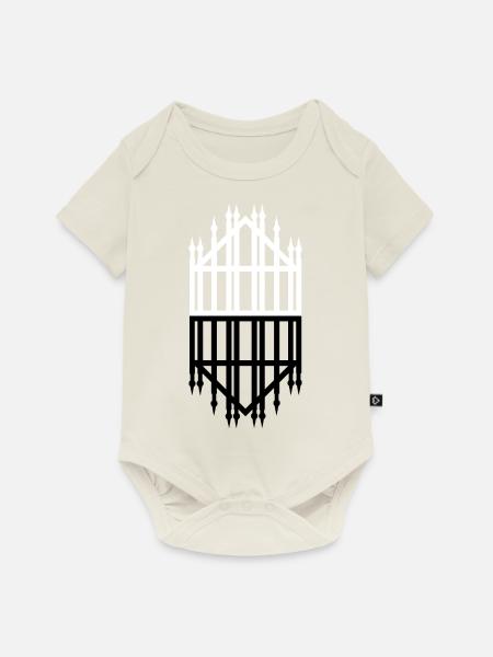 Der doppelte Dom - Baby Premium Kurzarmbody - Naturweiß