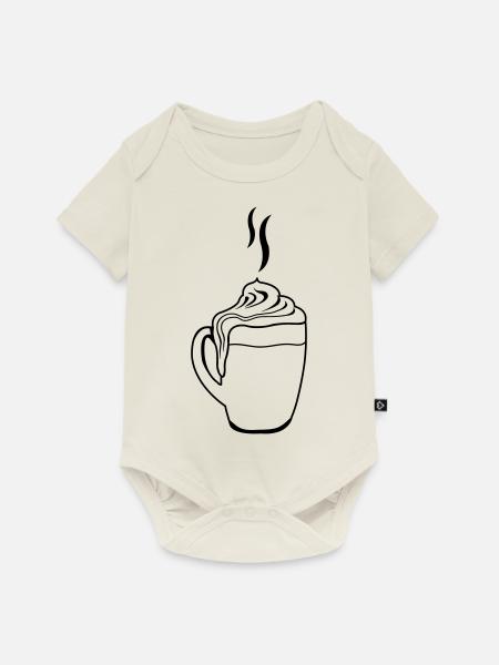 hot chocolate 01 - Baby Premium Kurzarmbody - Naturweiß