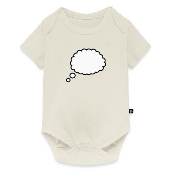 Bulle de pensée - Body à manches courtes Premium Bébé - blanc cassé - Devant