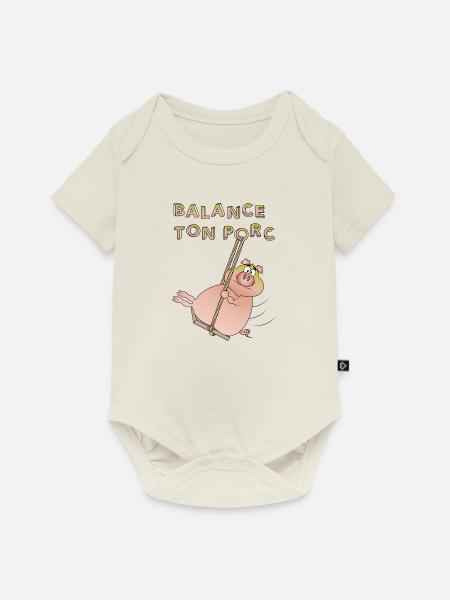 Schwinge dein Schwein - Baby Premium Kurzarmbody - Naturweiß