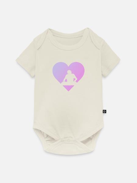 DJ Techno Djing - Baby Premium Kurzarmbody - Naturweiß