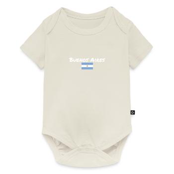 Buenos Aires Argentina Argentine Flag - Baby Premium short-sleeve bodysuit - off white - Front