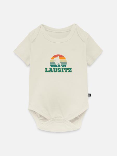 Lausitz, meine Stadt! - Baby Premium Kurzarmbody - Naturweiß