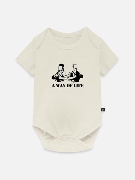 A Way of Life - Baby Premium Kurzarmbody - Naturweiß
