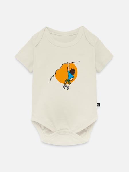 Freikletterer - Baby Premium Kurzarmbody - Naturweiß
