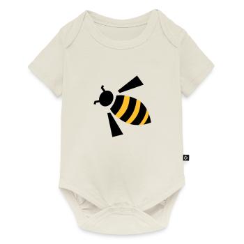 abeille - Body à manches courtes Premium Bébé - blanc cassé - Devant