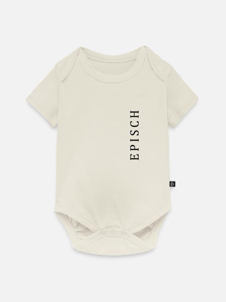 Episch - Baby Premium Kurzarmbody - Naturweiß